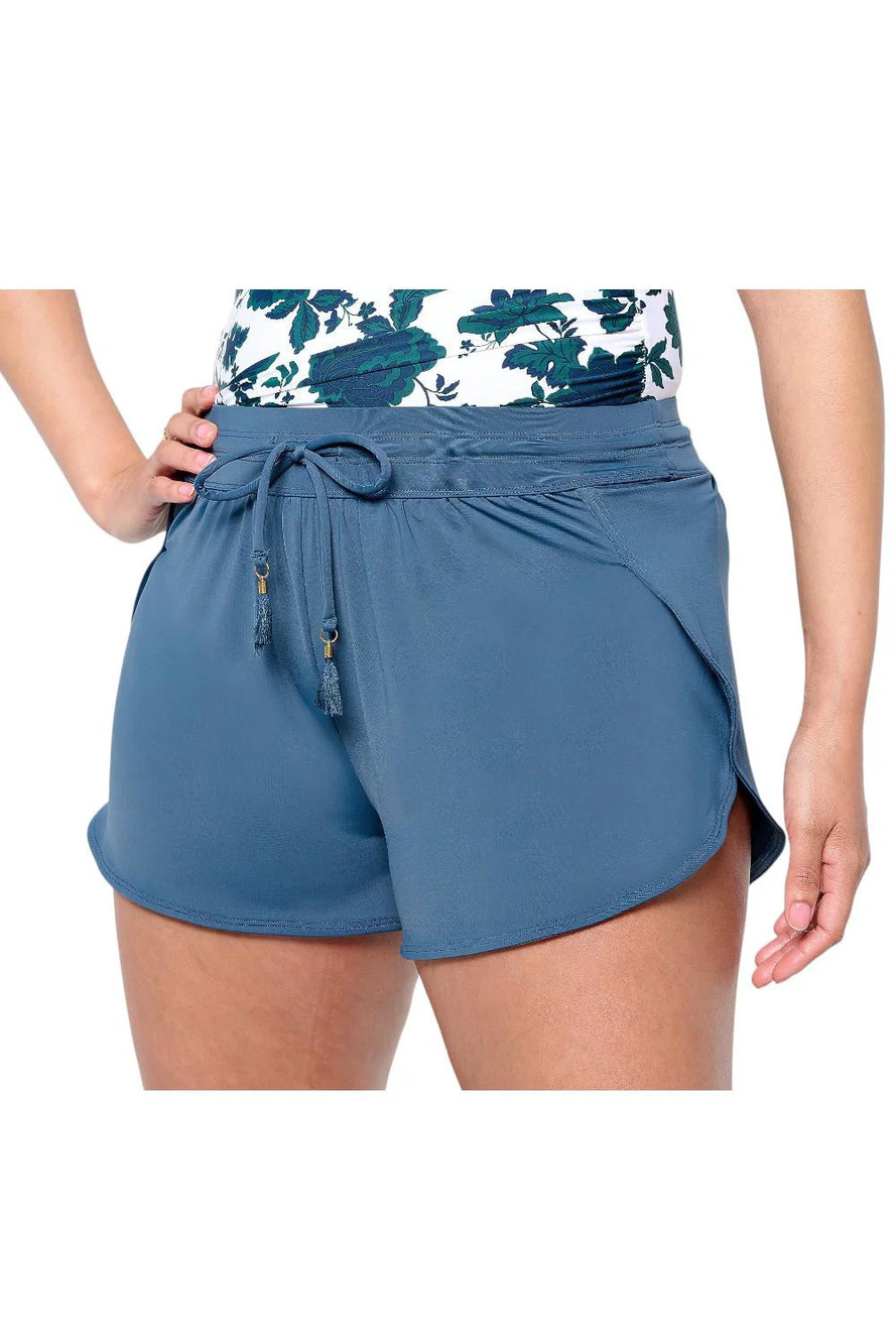 Jantzen Women's Cover-Up Swim Over-Short Marine - Tall